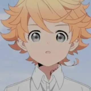 🍊 Emma The Promised Neverland Anime, Dessin animé, Illustration, Personnage, Emma, The Promised Neverland telegram sticker