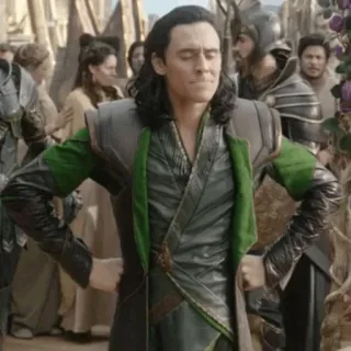 😠 Loki Loki, Marvel, character, movie, villain, god telegram sticker