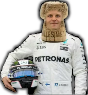 🍾 Valtteri Bottas MILLESIIME! formula 1, gara, pilota, motorsport, f1 telegram sticker