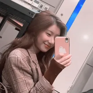 💠 女性, 自撮り, ポートレート, 韓国, スタイル, ファッション, 美容 whatsapp sticker