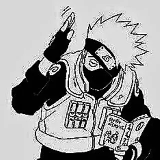 🗡️ Kakashi Naruto anime, manga, kakashi, naruto, ninja telegram sticker