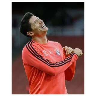 😂 Robert Lewandowski Futbolista, Fútbol, Deportes, Robert Lewandowski telegram sticker