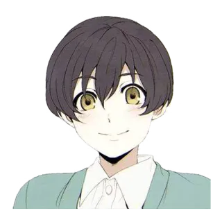 😊 Anime, Mangá, Retrato, Personagem, Ilustração telegram sticker