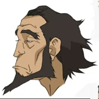 😞 Amon Avatar: The Legend of Korra Anime, Dessin animé, Amon, Avatar, La Légende de Korra, Méchant telegram sticker