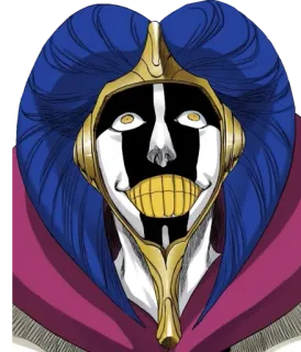 😬 Grimmjow Jaegerjaquez Bleach Anime, Manga, Bleach, Grimmjow Jaegerjaquez, Postać, Naklejka whatsapp sticker