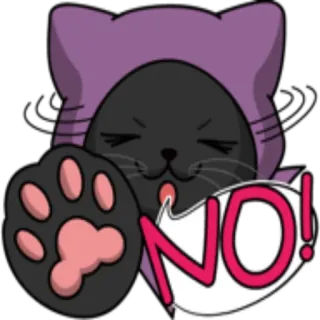 Ниндзя Нянкко @StikerDi telegram stickers