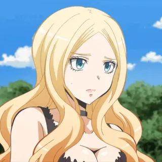 🌙 Irina Jelavić Assassination Classroom Anime, Blondynka, Irina Jelavić, Assassination Classroom, Postać telegram sticker