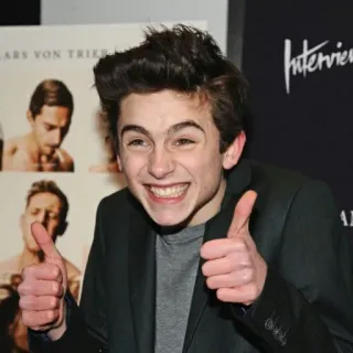 😁 polegar para cima, sorrindo, pessoa, feliz, positivo telegram sticker
