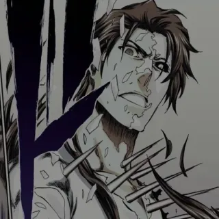 🧬 Aizen Bleach Anime, Manga, Aizen Sosuke, Bleach, Horor telegram sticker