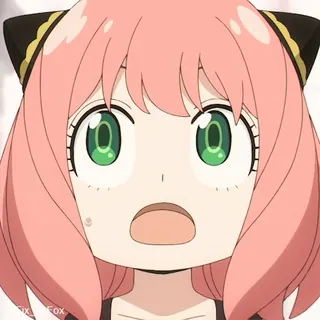 😔 Anya Forger Spy x Family Anime, süß, Spy x Family, Anya telegram sticker