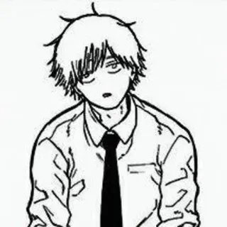 💈 Denji Chainsaw Man Anime, Manga, Chainsaw Man, Denji, Charakter, Cartoon whatsapp sticker