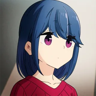😶 Rin Shima Yuru Camp Anime, Personagem, Garota, Mangá, Desenho animado telegram sticker