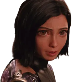 🤨 Alita Alita: Battle Angel Alita, Battle Angel, Mangá, Cyberpunk, Robô, Ciborgue whatsapp sticker