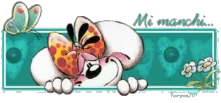 ❤ Mi manchi... desenho animado, animal, borboleta, fofo telegram sticker