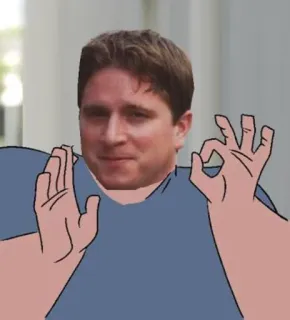 👌 ok, gesto de mano, meme de internet telegram sticker