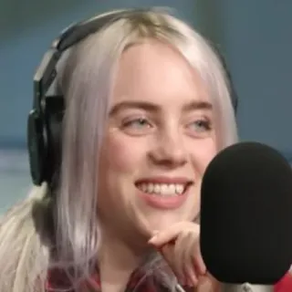 💧 Billie Eilish คนดัง, นักร้อง, ศิลปิน, billie eilish telegram sticker