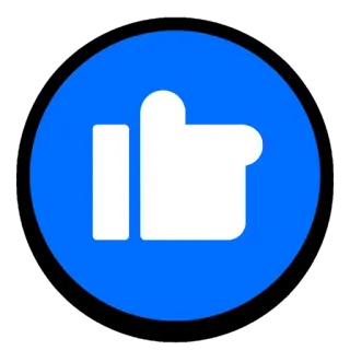 👍 Suka, Setuju, Persetujuan, Positif, Kesepakatan, Ikon, Emoji whatsapp sticker