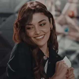 🐾 mujer, retrato, sonrisa, feliz, persona, belleza telegram sticker