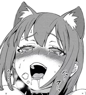 😍 Anime, Manga, Catgirl, Ecchi telegram sticker