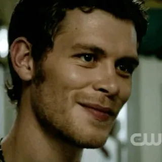 😊 Klaus Mikaelson The Vampire Diaries мужчина, лицо, крупный план, вампир, персонаж telegram sticker