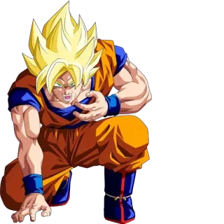 💔 Goku Dragon Ball 动漫, 超级赛亚人, 战士, 卡通, 漫画 telegram sticker