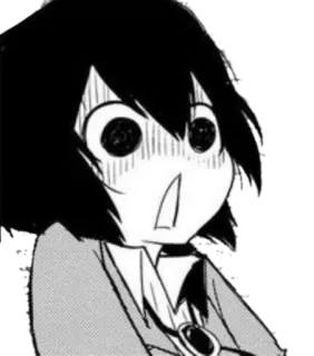 😱 anime, manga, chocado, surpreso, emoção telegram sticker