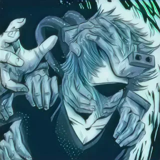 😉 anime, villain, hands, creepy, horror, monster telegram sticker