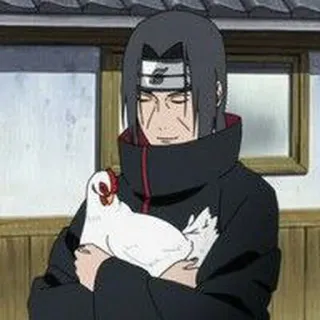 🔸 Itachi Uchiha Naruto Animé, Manga, Ninja, Dessin animé, Poulet, Itachi telegram sticker