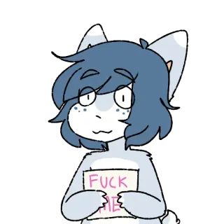 🍆 FUCK ME offensivo, volgare, meme, adesivo, espressione telegram sticker