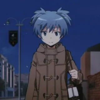 🌀 Nagisa Shiota Assassination Classroom Anime, Desenho animado, Menino, Estudante, Nagisa Shiota, Assassination Classroom whatsapp sticker