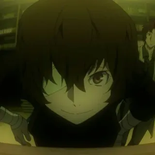 🗝 Dazai Osamu Bungou Stray Dogs アニメ, マンガ, 太宰, 治, 文豪ストレイドッグス telegram sticker