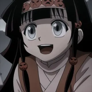 ⛓️ Alluka Zoldyck Hunter x Hunter Anime, Charakter, Manga, Alluka, Zoldyck, Hunter x Hunter telegram sticker