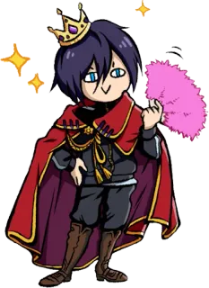 😏 Yato Noragami Anime, Yato, Noragami, Vua, Vương miện, Dễ thương, Hoạt hình telegram sticker