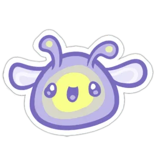 🦋 cute, cartoon, blob, creature, mascot telegram sticker
