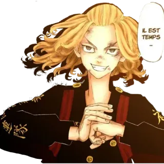 🤫 IL EST TEMPS
- Anime, Manga, Charakter, Blonde Haare, Lächeln, Es ist Zeit telegram sticker