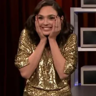 😊 gal gadot, actress, woman, celebrity, portrait telegram sticker