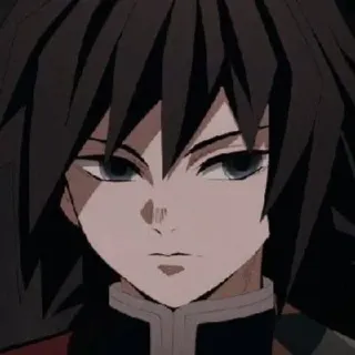🌊 Giyu Tomioka Demon Slayer Аниме, Манга, Персонаж, Гию Томиока, Клинок, рассекающий демонов telegram sticker