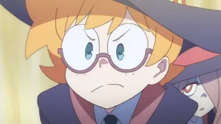 😠 Constanze Amalie von Braunschbank-Albrechtsberger Little Witch Academia Anime, Strega, Arrabbiata, Uniforme scolastica, Occhiali, Constanze telegram sticker