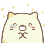 🥺 可爱, 猫, 动物, 贴纸, 卡通 telegram sticker