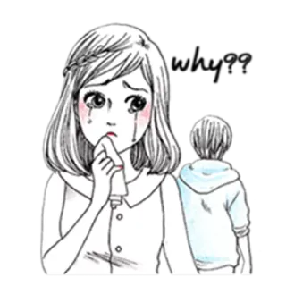 Doddle Couple in love telegram stickers