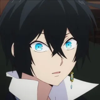 💎 Vanitas Vanitas no Carte Anime, Vanitas, Yeux bleus, Dessin animé, Personnage telegram sticker