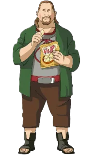 😋 Choji Akimichi Naruto Anime, Charakter, Manga, Snack, Chips telegram sticker