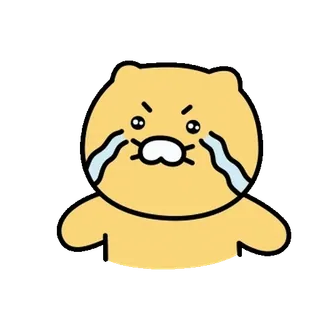 💬 crying, sad, upset, tears, emoji, cartoon telegram sticker