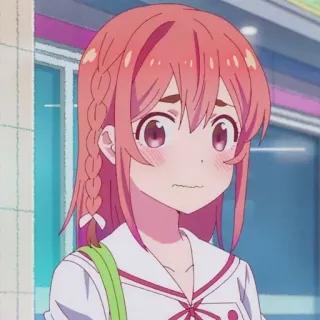 🧡 Anime, Mädchen, Süß, Manga, Sumi Sakurasawa whatsapp sticker