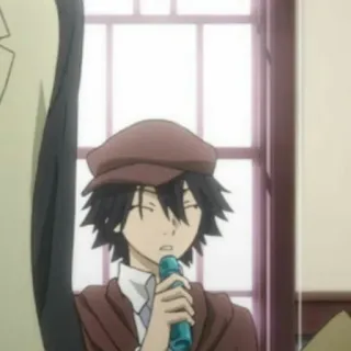 🥀 Ranpo Edogawa Bungou Stray Dogs anime, ranpo, edogawa, bungou stray dogs, detective telegram sticker