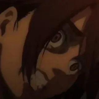 💥 Eren Yeager Attack on Titan Eren Jaeger, Attack on Titan, Anime, Mangá, Terror telegram sticker