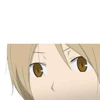😶 Animé, Yeux, Personnage, Animation telegram sticker