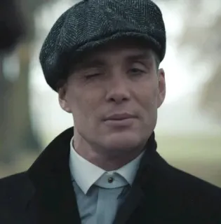 😉 Thomas Shelby Peaky Blinders cillian murphy, peaky blinders, thomas shelby, actor, tv show, portrait telegram sticker