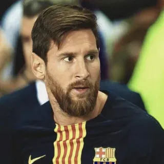 🎲 Lionel Messi ฟุตบอล, ฟุตบอล, นักกีฬา, ผู้เล่น, บาร์เซโลนา, เมสซี่ telegram sticker