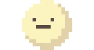 😶 pixel art, onion, food, character, emoji whatsapp sticker